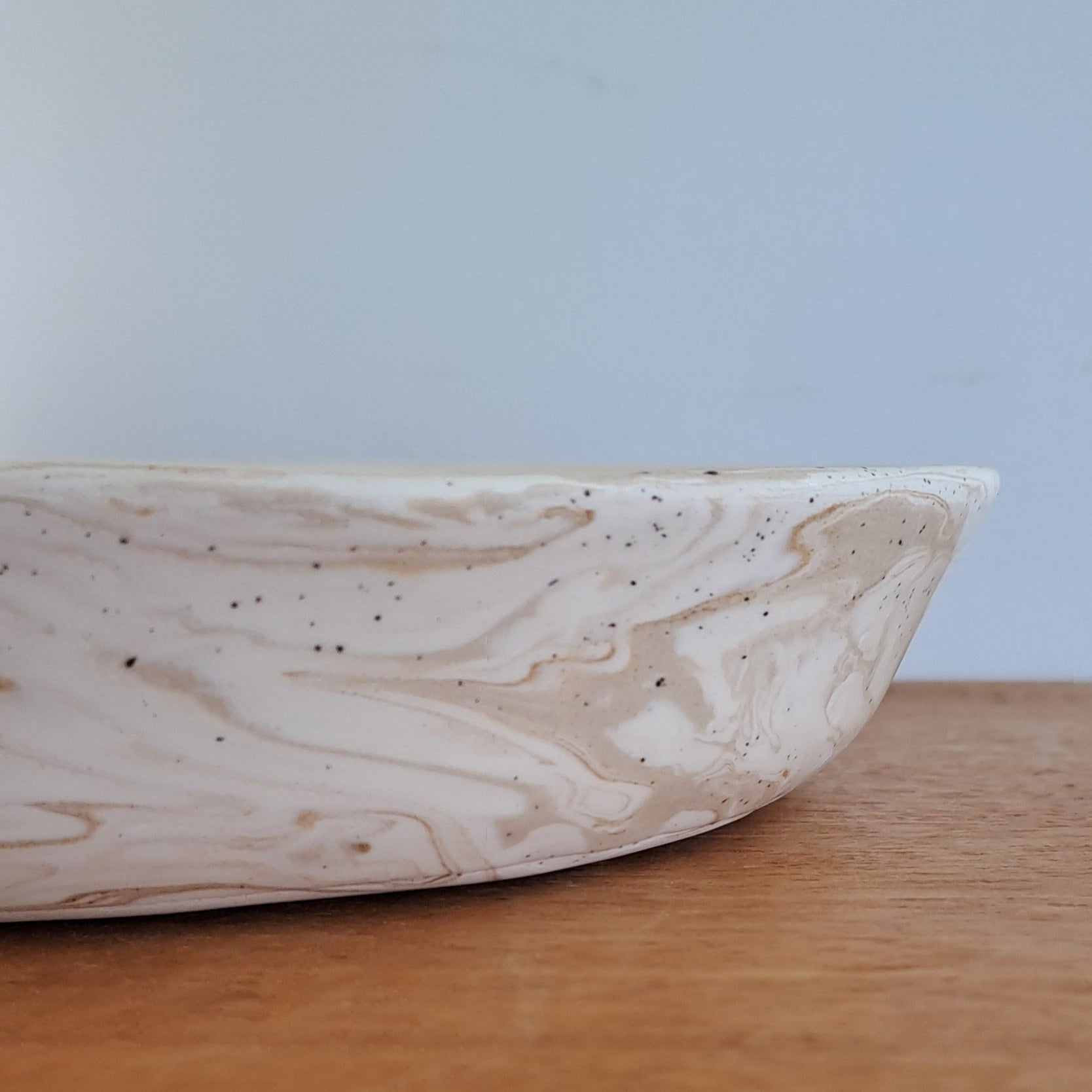 Close-up of a small white bowl
